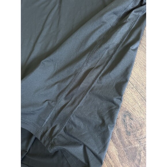 Reebok Men's Short Sleeve Mesh sides Performance Polo Shirt Deep Black Medium - Picture 3 of 4